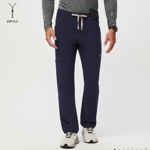 FIGS Men’s Navy Blue Cairo Cargo Scrub Pants